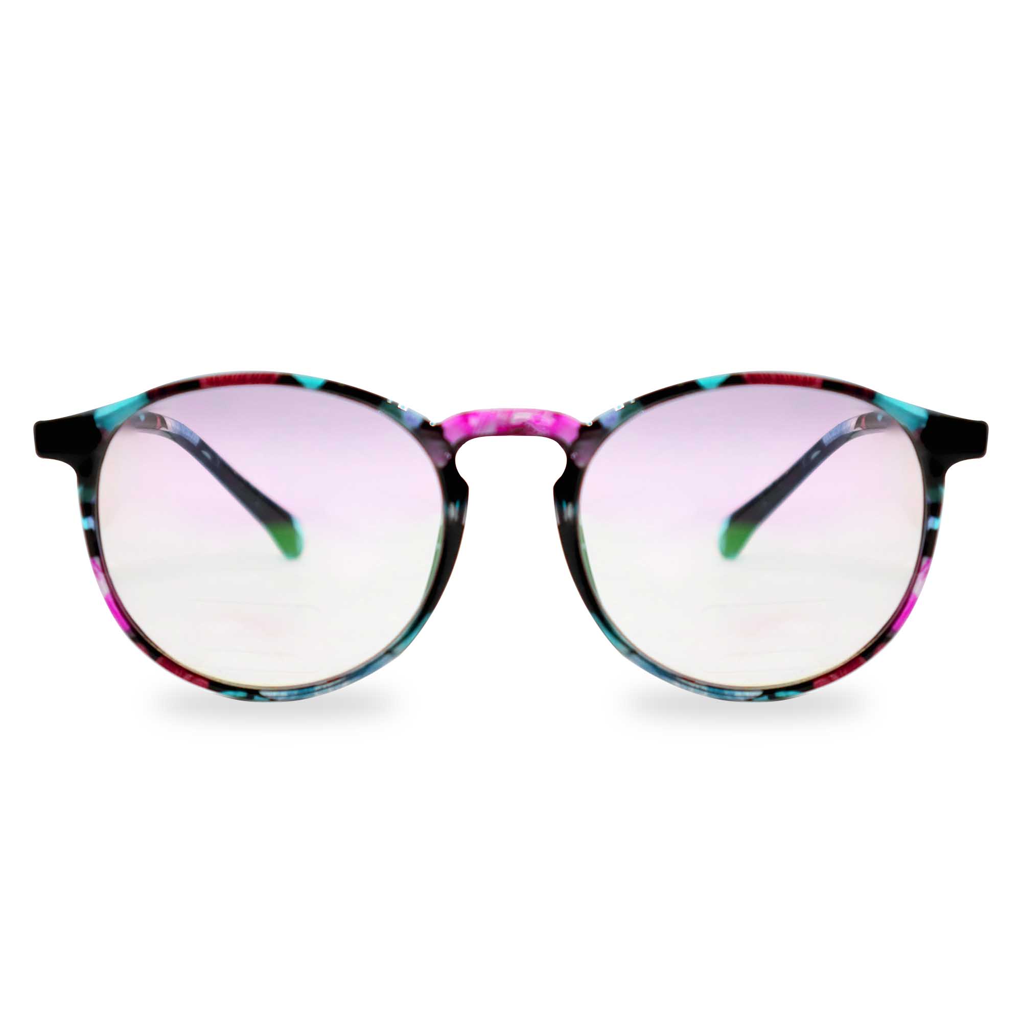 Optical Plaza|Stylish Round Shape|Multi Color| UV & Blue Ray Protection Glass |Light Frame| For Men & Women |Suitable for Mobile/Tablet/Laptop/Computer
