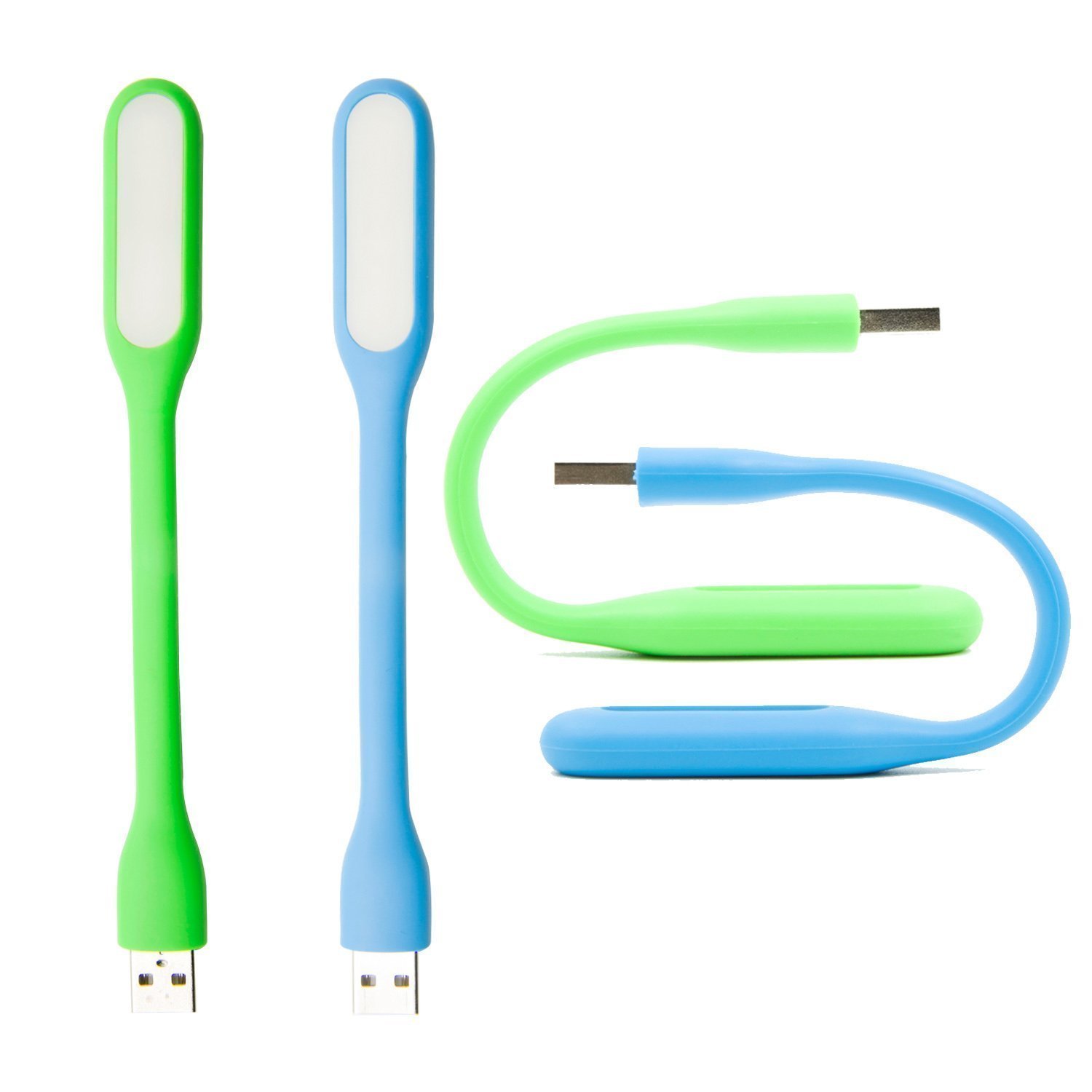 Plastic 5V 1.2W Portable Flexible USB Led Light | Set of 2 Pieces